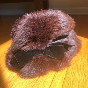 Vintage fur hat